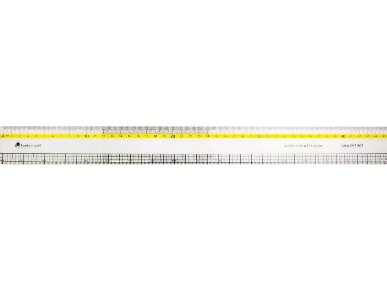Acrylic Ruler 45cm/18"
