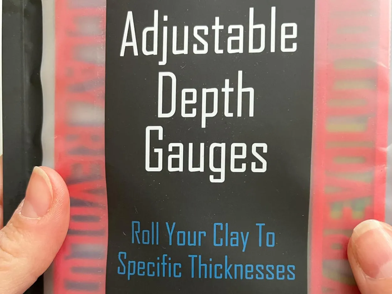 Adjustable Rolling Depth Gauges, For Metal Clay, 10pcs
