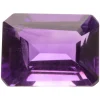 Amethyst, Octagon, 8x6mm