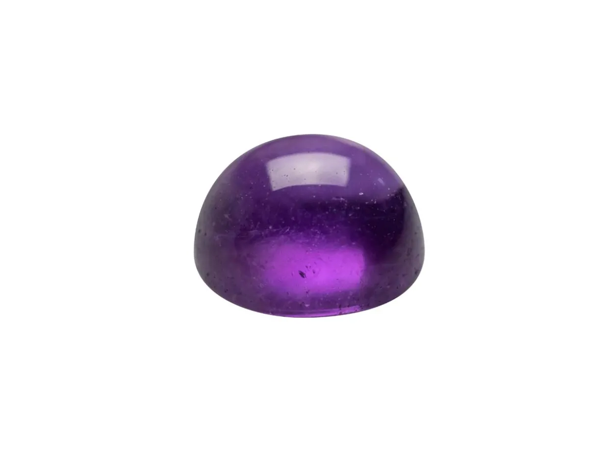 Amethyst, Round Cabochon, 8mm
