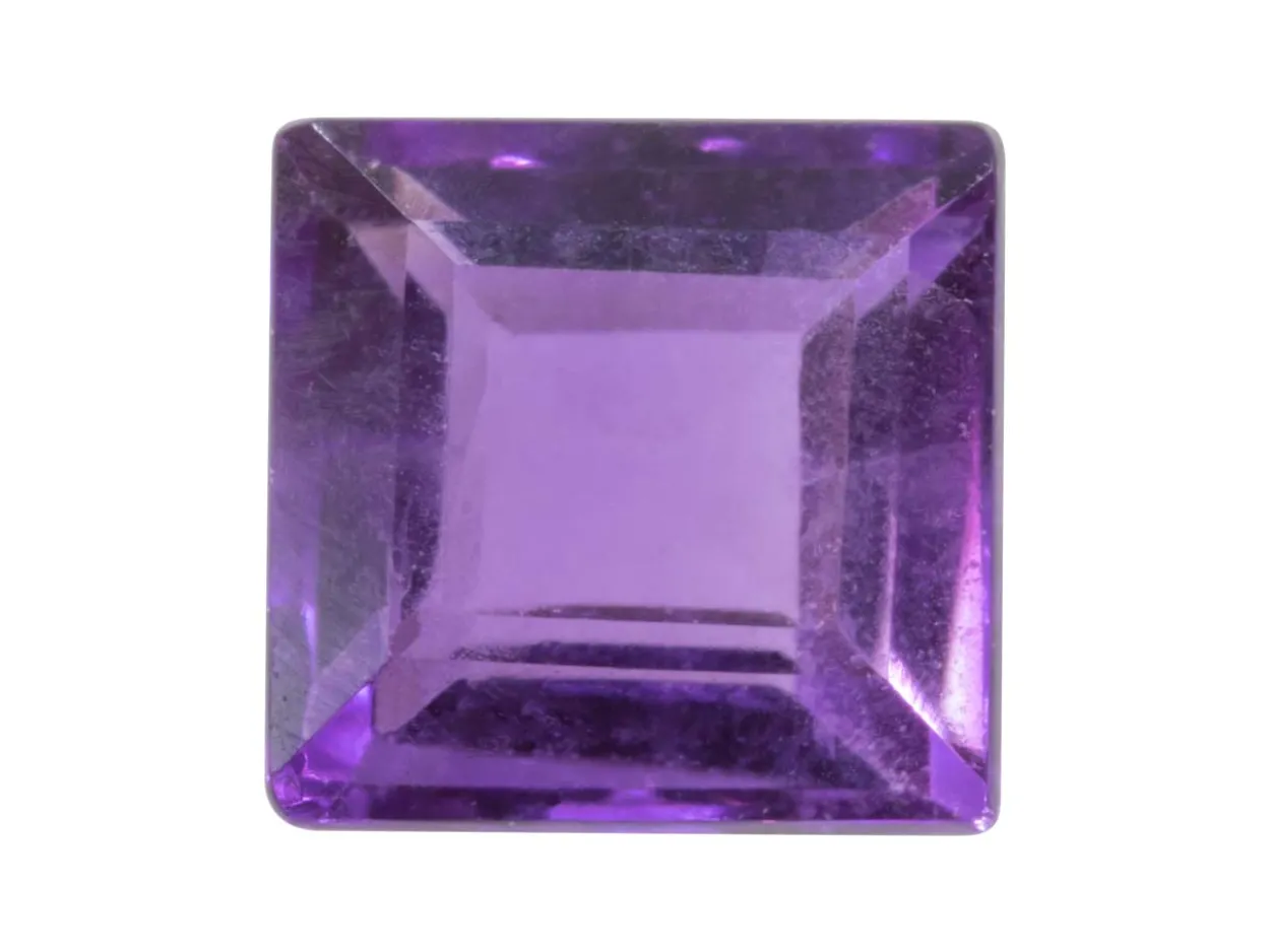 Amethyst, Square, 4x4mm