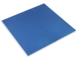 Anodised Coloured Blue Aluminium Sheet 100x100x0.7mm