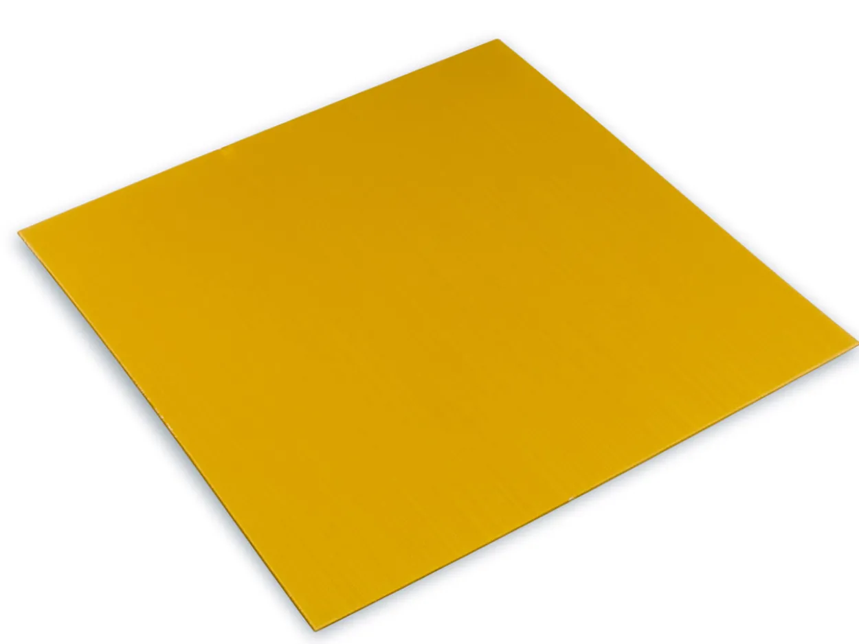Anodised Coloured Gold Aluminium Sheet 100x100x0.7mm