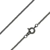 Antique Black 2.0mm Oval Trace Chain 18"/45cm Unhallmarked