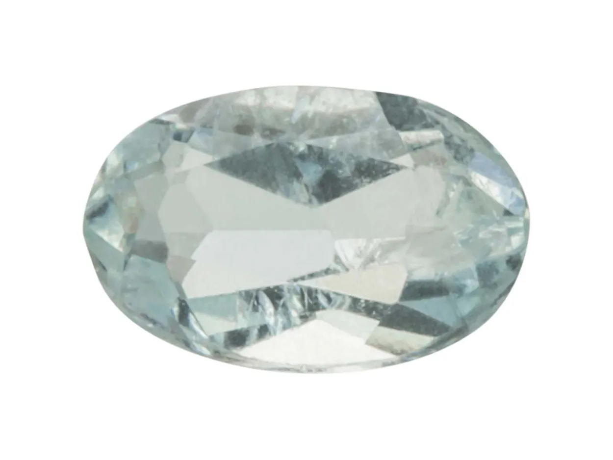 Aquamarine, Oval, 6x4mm