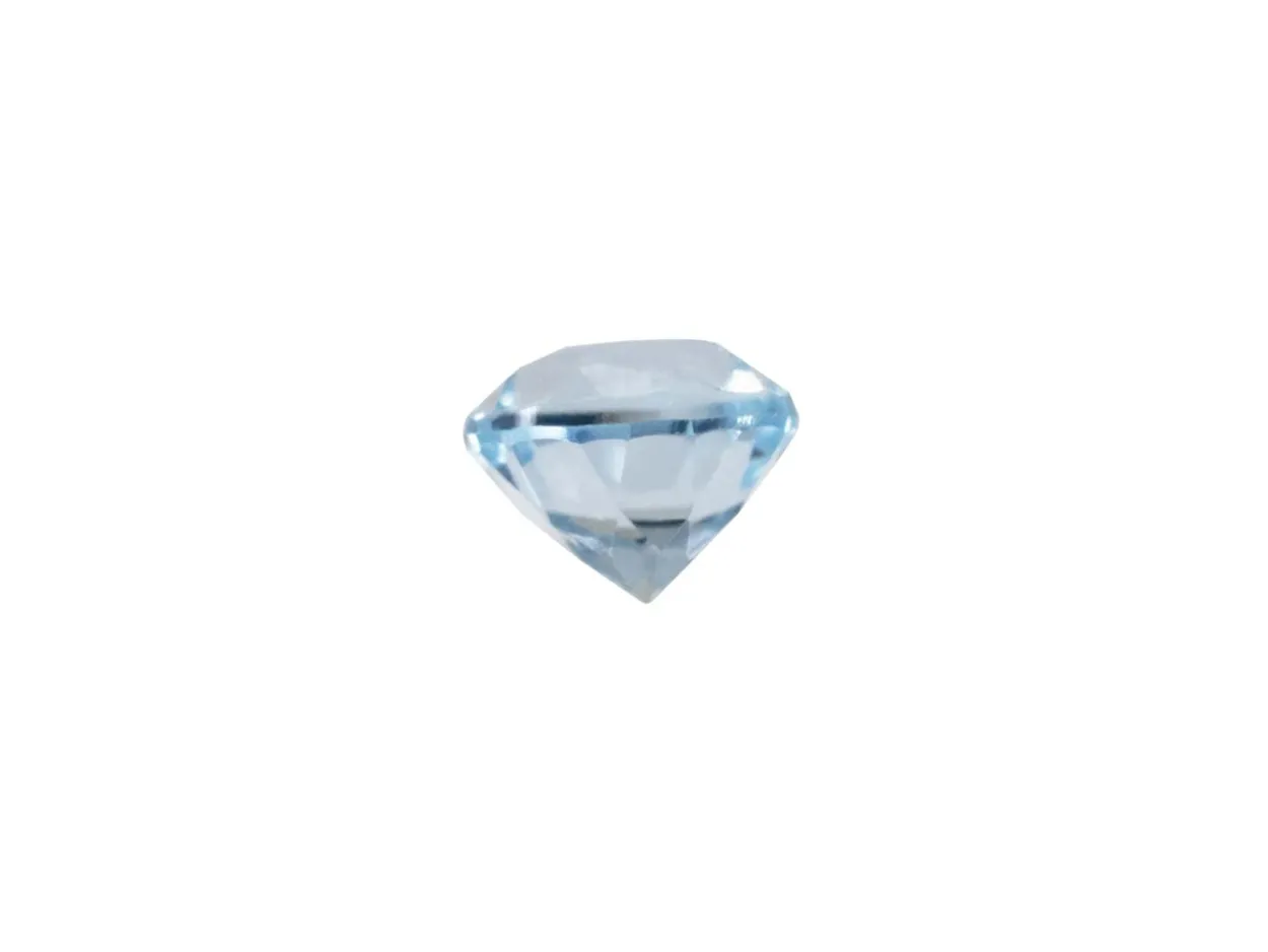 Aquamarine, Round, 2.5mm