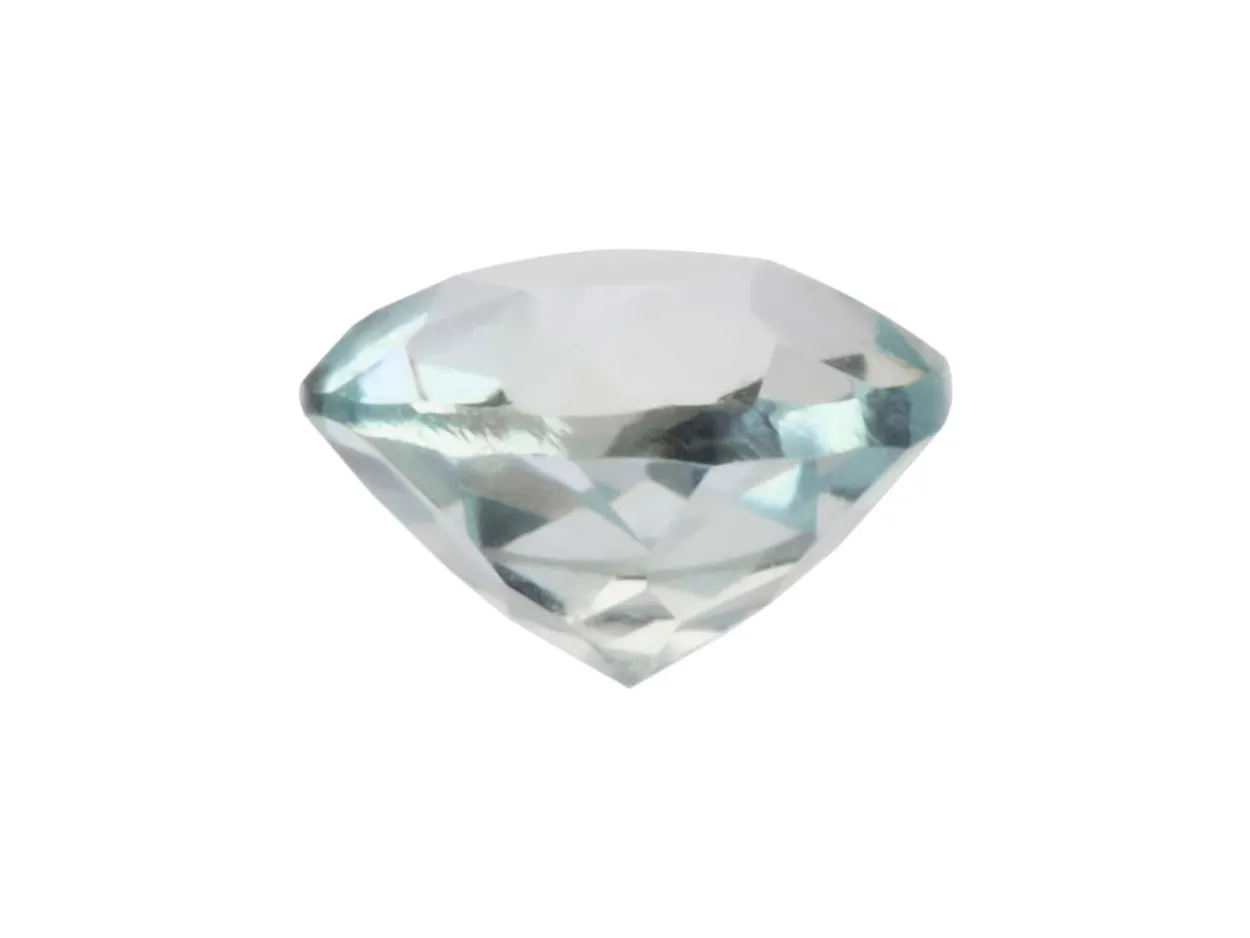 Aquamarine, Round, 3.5mm