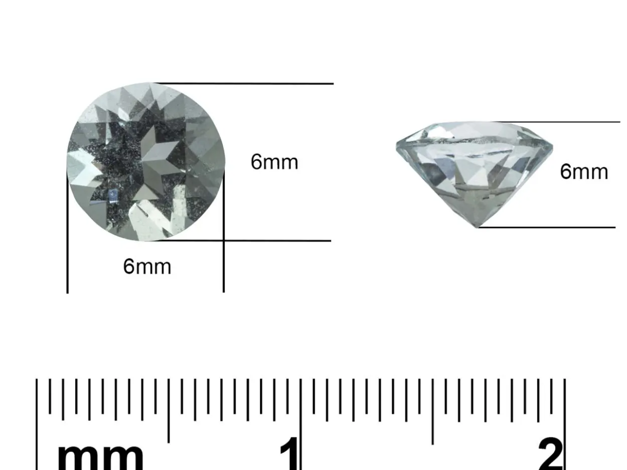 Aquamarine, Round, 6mm
