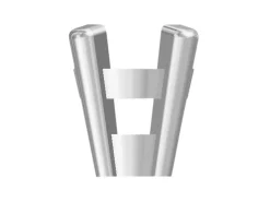 Argentium 4 Claw Double Gallery Collet 5mm Light