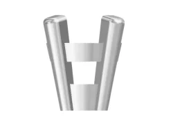 Argentium 4 Claw Double Gallery Collet 6mm Light