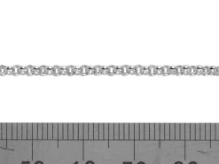 Argentium 960 2.3mm Round Belcher Chain Loose Unhallmarked