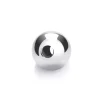 Argentium 960 Silver Beads Plain Round 3mm Pack of 20 2 Hole Bead