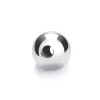 Argentium 960 Silver Beads Plain Round 4mm Pack of 20 2 Hole Bead
