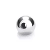 Argentium 960 Silver Beads Plain Round 5mm Pack of 10 2 Hole Bead
