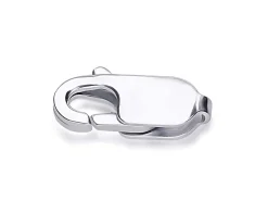 Argentium 960 Silver Lobster Trigger Clasp Catch Oval 11mm