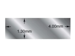 Argentium 940 Silver Rectangular Wire 4.0mm X 1.3mm