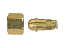 Argon Regulator Female Push Fitting, 3/8 Bsp To 6mm Tube, For Use With Orion Welders