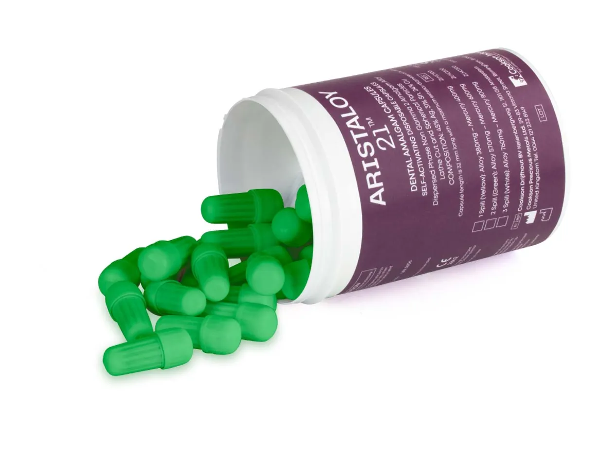 Aristaloy 21 Caps No.2 Spill 50 Green Un3506