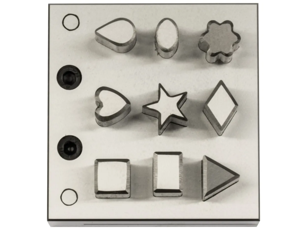 Artisan Assorted Shape Disc Cutter, 9 Shapes