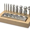 Artisan Round And Oval Combo Doming Set Of 9 Square With Block