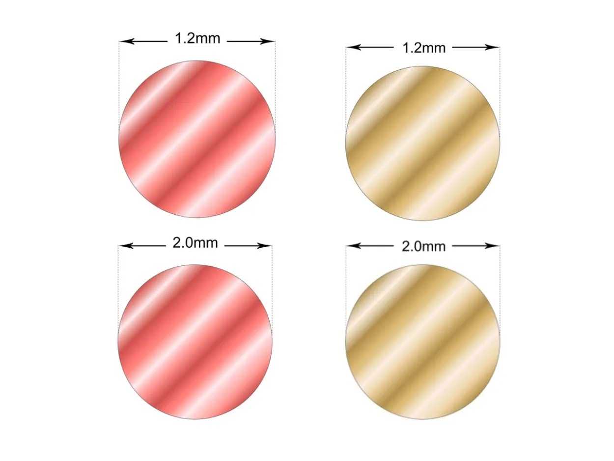 Base Metal Wire Assortment, 1.2mm 2.0mm