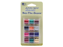Beadalon Artistic Wire, 22 Gauge, Tarnish Resistant, Buy-the-dozen, ACLS, 0.64mm X 4.5m Each