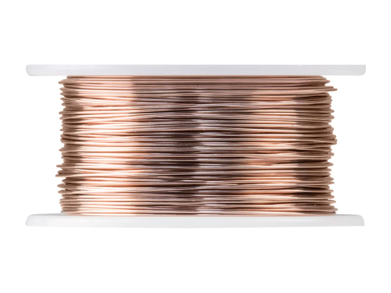Beadalon Artistic Wire 28 Gauge Silver Plated Rose Gold Colour 0.32mm X 13.7m
