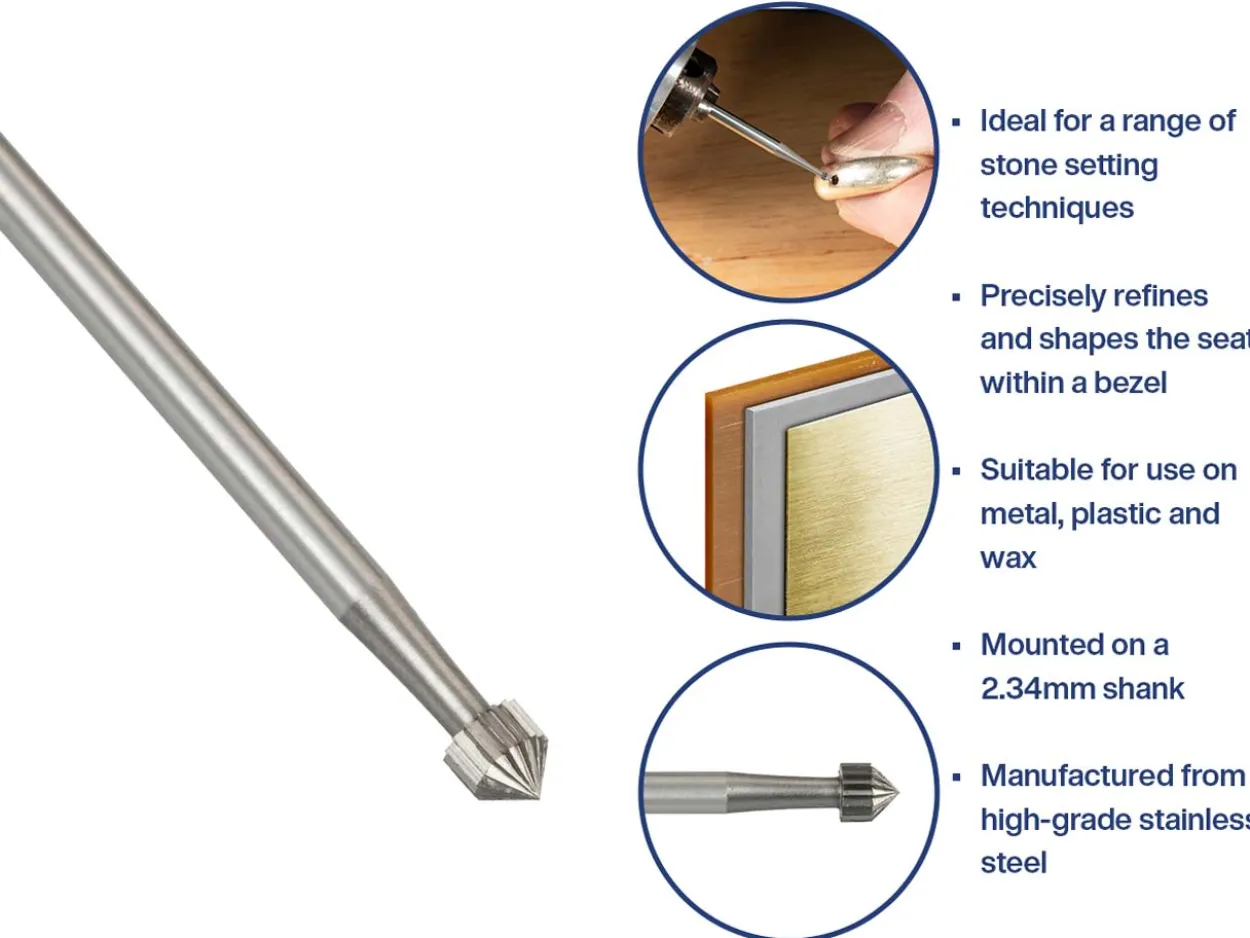 Bench Essentials By Cooksongold Setting Burr 3.3mm