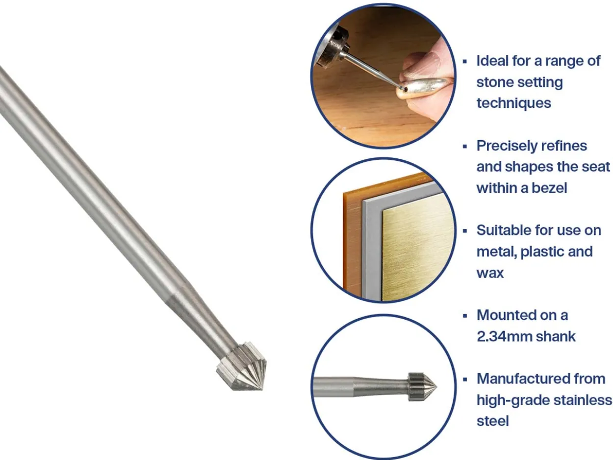 Bench Essentials By Cooksongold Setting Burr 2.4mm