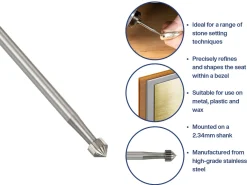 Bench Essentials By Cooksongold Setting Burr 2.1mm