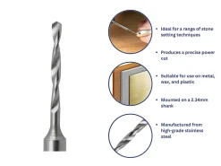Bench Essentials By Cooksongold Shank Drill 1.00mm