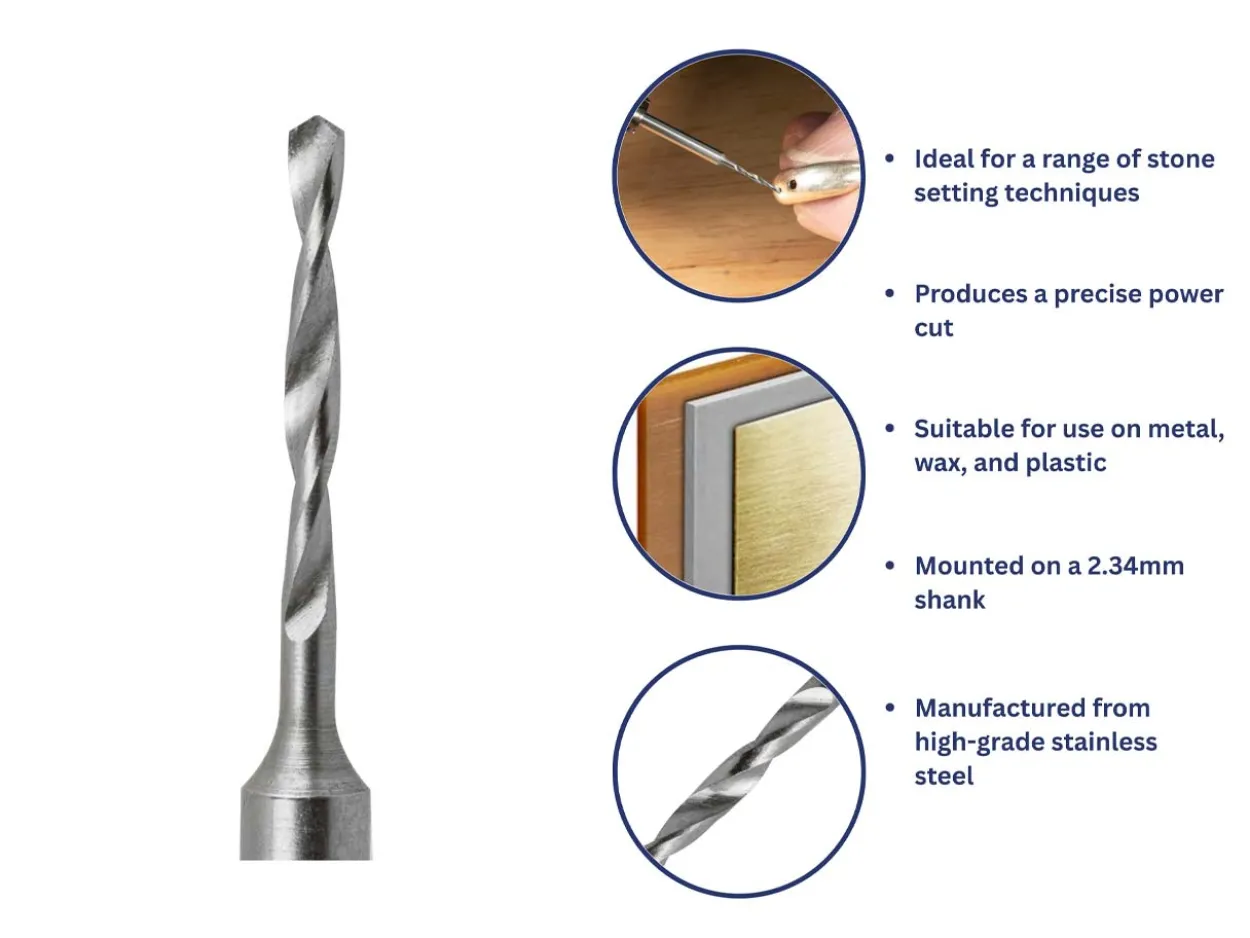 Bench Essentials By Cooksongold Shank Drill 1.80mm