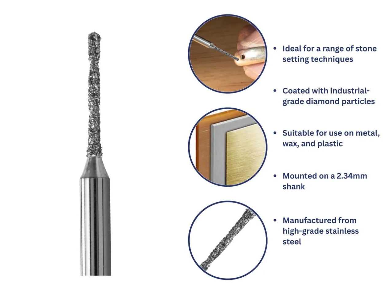 Bench Essentials By Cooksongold Diamond Shank Drill 1.90mm