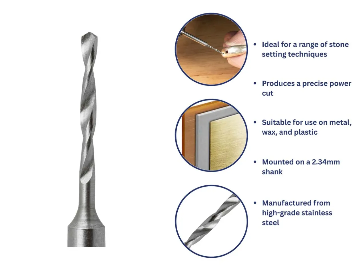 Bench Essentials By Cooksongold Shank Drill 1.40mm