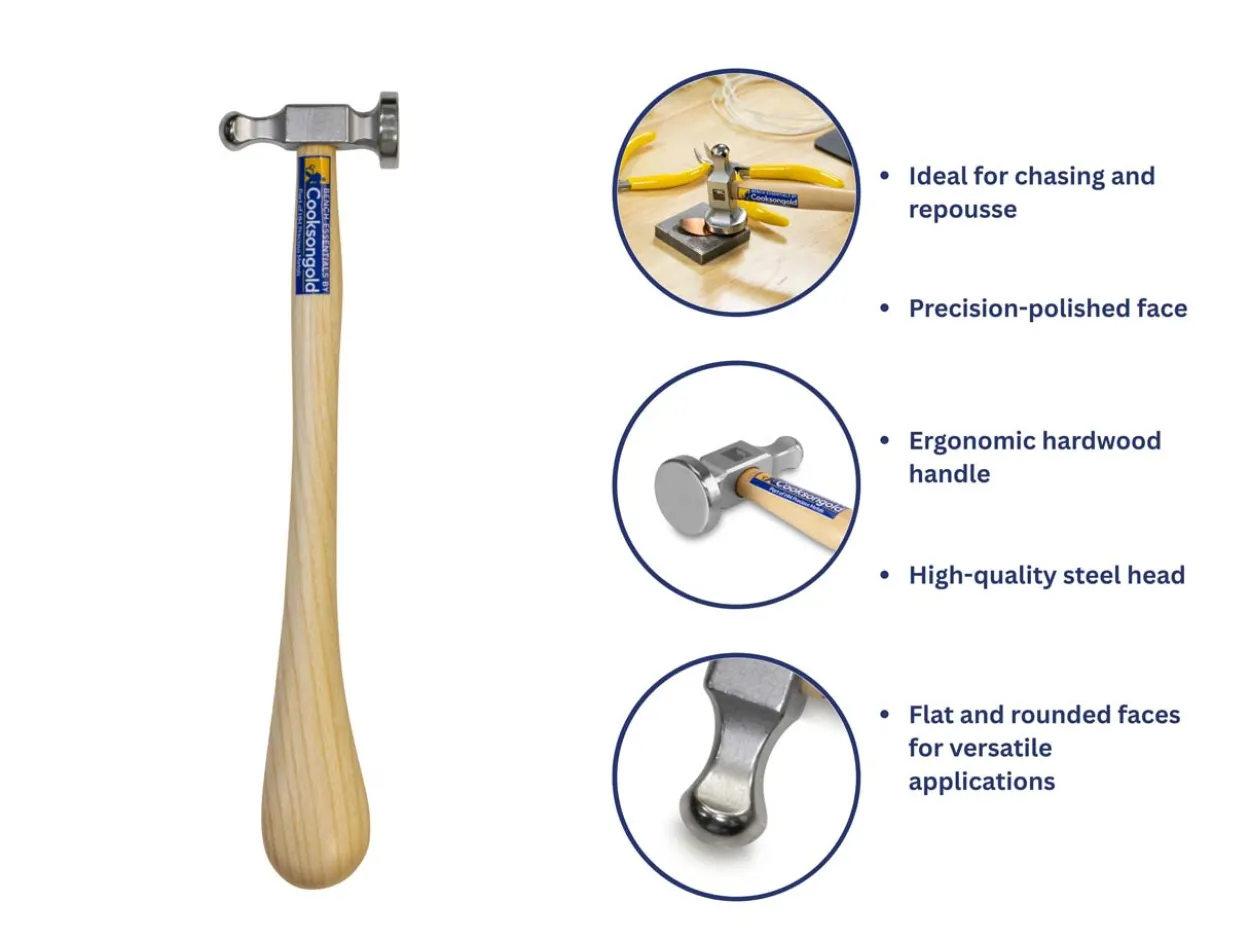 Bench Essentials By Cooksongold Chasing Repousse Hammer 24mm