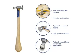 Bench Essentials By Cooksongold Chasing Repousse Hammer 32mm