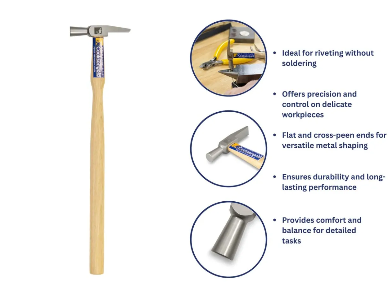 Bench Essentials By Cooksongold Riveting Hammer 50mm