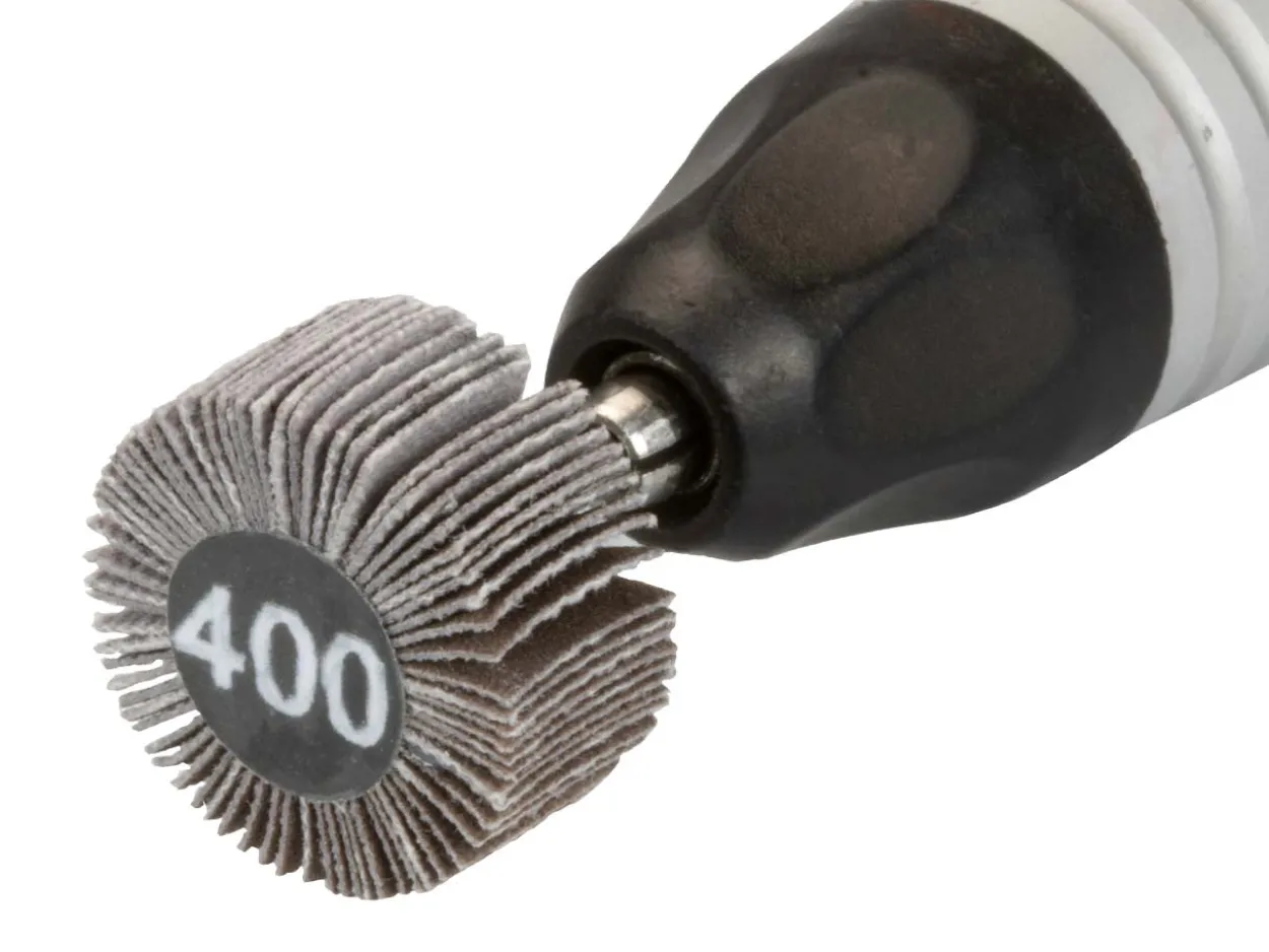 Bench Essentials By Cooksongold Emery Flap Wheel, Square Edge, 400 Grit