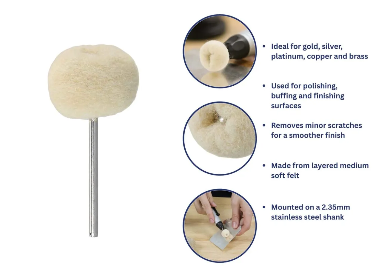 Bench Essentials By Cooksongold Felt Ball Pendant Wheel