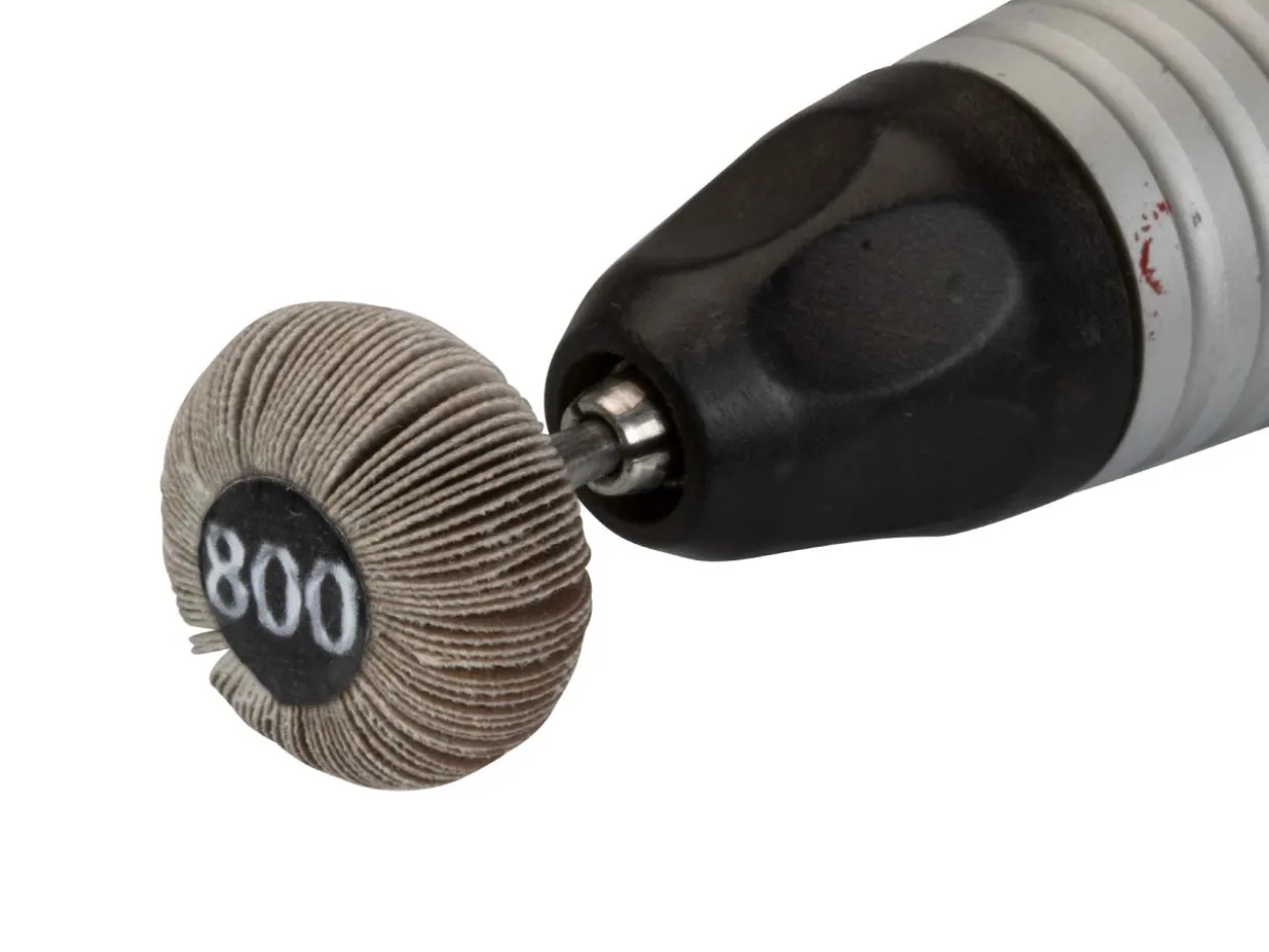 Bench Essentials By Cooksongold Emery Flap Wheel, Oval, 800 Grit