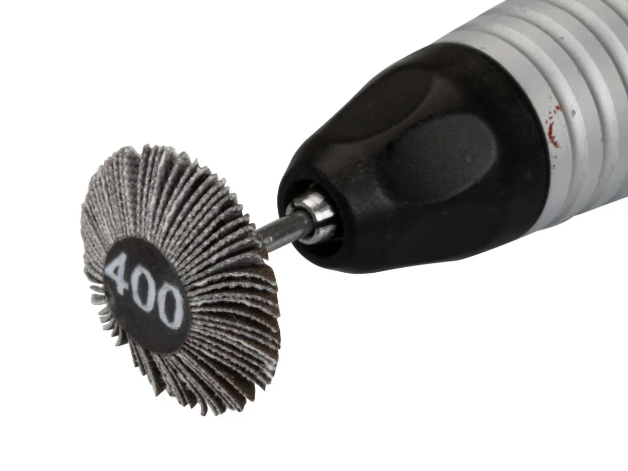 Bench Essentials By Cooksongold Emery Flap Wheel, Knife Edge, 400 Grit