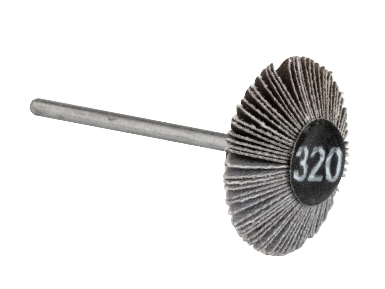 Bench Essentials By Cooksongold Emery Flap Wheel, Knife Edge, 320 Grit