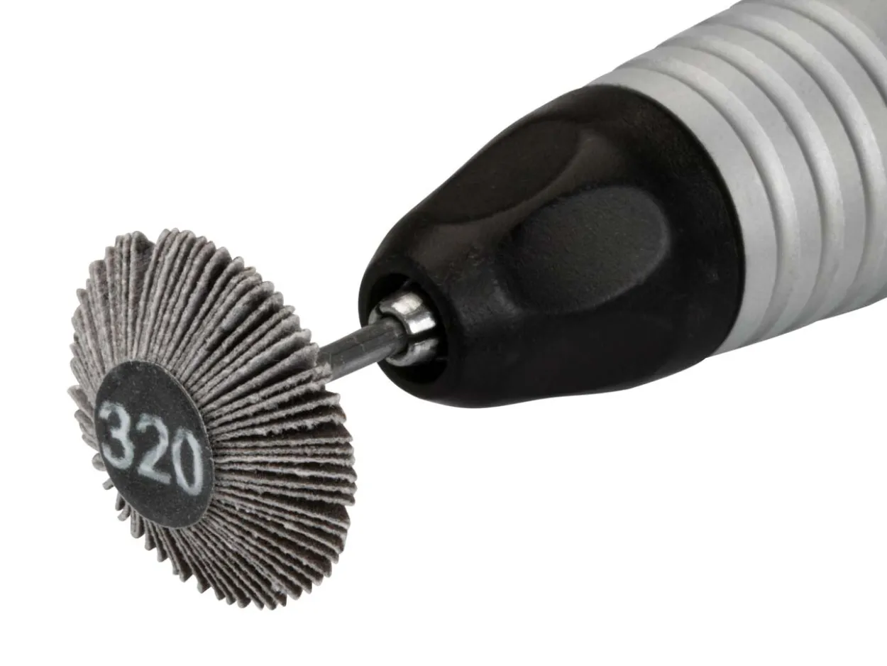 Bench Essentials By Cooksongold Emery Flap Wheel, Knife Edge, 320 Grit
