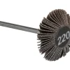 Bench Essentials By Cooksongold Emery Flap Wheel, Knife Edge, 220 Grit