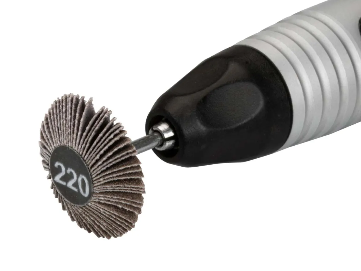 Bench Essentials By Cooksongold Emery Flap Wheel, Knife Edge, 220 Grit