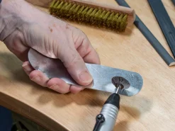 Bench Essentials By Cooksongold Emery Flap Wheel, Knife Edge, 220 Grit