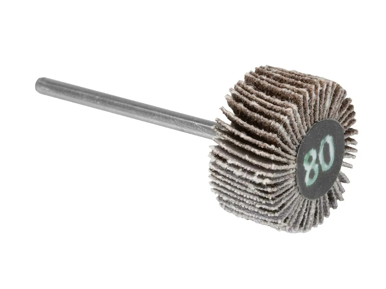 Bench Essentials By Cooksongold Emery Flap Wheel, Square Edge, 80 Grit