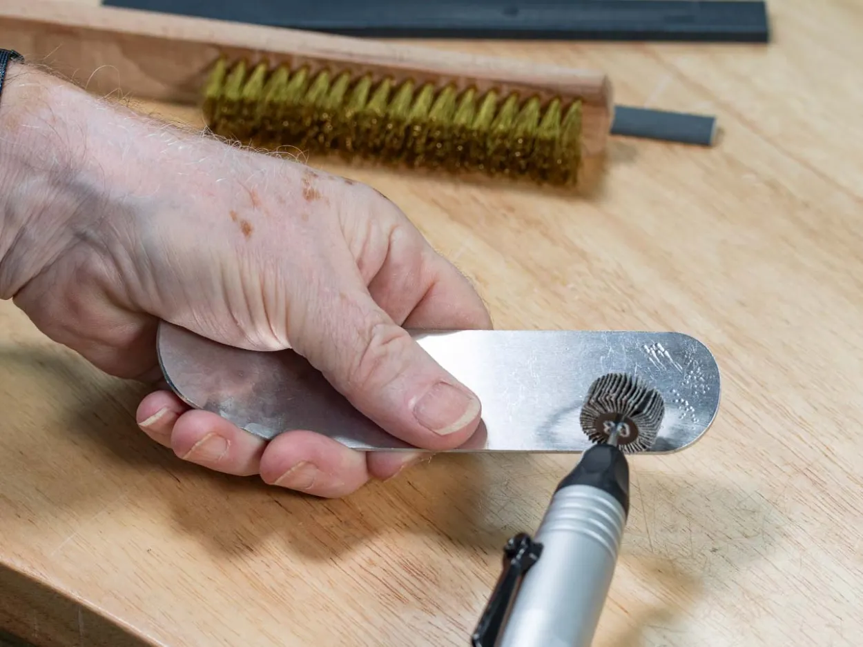 Bench Essentials By Cooksongold Emery Flap Wheel, Square Edge, 80 Grit