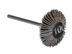 Bench Essentials By Cooksongold Emery Flap Wheel, Knife Edge 100 Grit