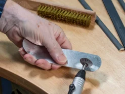 Bench Essentials By Cooksongold Emery Flap Wheel, Knife Edge 100 Grit